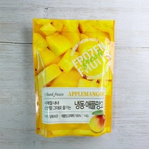델파이팜 냉동 애플망고 다이스 3kg (1kg x 3팩) 아이스 망고 얼린망고, 5개, 1KG