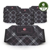 앙블랑 아기물티슈 체크 네이비 64매X10팩 CN10, 없음