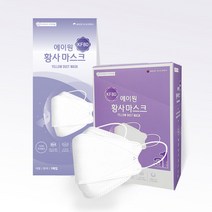 에이원 황사 마스크 KF80 대형 50매 개별포장 식약처인증 국내산 3중구조 MB필터