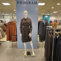 프로그렘 SH03 체크셔츠 원피스 체크셔츠 원피스 P224O020