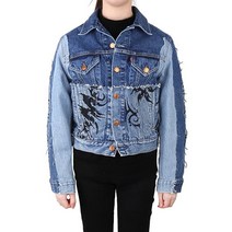 [베트멍] 18FW 멀티 프린팅 데님 자켓 WAH19JA109 BLUE