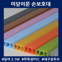 문손끼임방지 미닫이문 문쾅 손끼임방지 무독성 연질PVC 키즈카페 슬라이딩도어, 투명