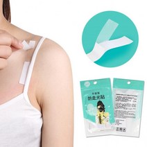 속옷고정 테이프 36p 옷고정테이프 옷양면테이프 노출방지 흘러내림 방지테이프 의류 옷맵시 브라끈, 투명-소형