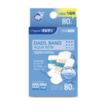 대일밴드 아쿠아뉴 방수밴드 혼합형 80p 세트, 4세트