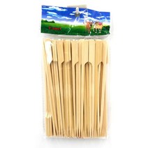 산적 튀김 떡꼬치 닭꼬치 소떡소떡 나무꽂이 소시지 대형 꼬지 손잡이형 18cm 50개입, 1세트