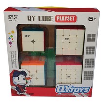 QY큐브세트 ABS기본4종/ cube 큐빅퍼즐게임 졸업입학 학습놀이완구 장난감 키덜트 어린이선물