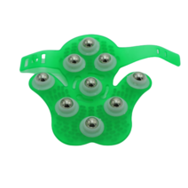 셀프 회전 볼 구슬 복부 배 팔다리 마사지 지압 장갑 그린 마사지볼장갑 셀프지압 셀프경락 복부마사지기 회전볼