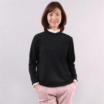 강물처럼 빅사이즈사랑해요 4178L112 반목 프릴 블라우스 WW (7867959)