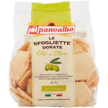 panealba 파네알바 Le 스폴리에트 Dorate 올리오 di Oliva 스낵 180g 3팩, 3개