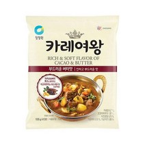 청정원 간편식 청정원 카레여왕 부드러운 버터맛 108g 집밥 도시락 식자재 캠핑 별미, 5개