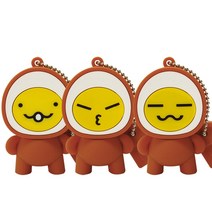 칼론 구운계란 USB 3.0 메모리 64GB 공부 사무용 수행평가 발표 감성 캐릭터 커플 친구 학원 입학선물 단자 연결 신입생 단체 졸업생 학교 사진관 데스크 TV, 울보