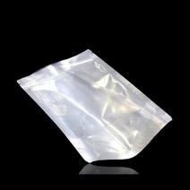 은박봉지 고급 투명 지퍼 스탠드 알루미늄 봉투 13X20cm 100매, 1