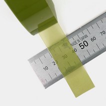 절연성이 뛰어난 PET 실리콘 점착 단면 테이프 (길이50m 폭25mm-50mm), 폭50mm