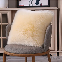 퍼 인조 털 양면 대형 쿠션커버 인테리어 양면 털쿠션 퍼쿠션 포인트쿠션