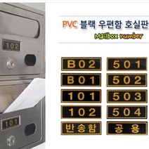 우편함 계량기 호수 표시 번호 판 반송함 호실판 표찰 원룸 오피스텔 사무실 빌라 세대