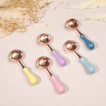 실링왁스 스푼 청첩장 해리포터 다꾸 실링 인장 스푼 왁스 취미 만들기 DIY 비즈왁스 카드 엽서 도장, 솜사탕세트