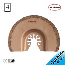 진동 멀티 툴 톱 블레이드 트라이앵글 카바이드 Rasp Cut Grinder For Fein 마스터 Ryobi Milwaukee Ridgid Black amp Decker, 04 4