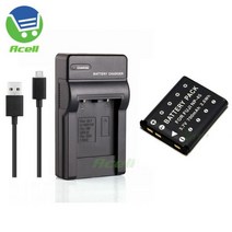 호환 배터리 BP-DC17 Li-ion 또는 USB 충전기 Leica SOFORT Type No.2754 LimoLand 인스턴트 필름 카메라 1005001803849128, 1Battery 1Charger