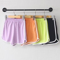 라인 숏팬츠 여아주니어 3부 면바지 데일리 여름 스타일코디 초등학생 옷