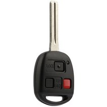 Key Fob Keyless Entry Remote fits Lexus GX470 LX470 2003 2004 2005 2006 2007 2008 2009 (HYQ1512V) nu, 1, l-1512v-red-67-shrt