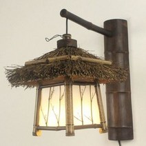 초롱불 이자카야 한지 벽등 일본식 술집 조명, B, 18x18x30cm, 1W