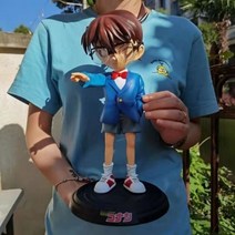 명탐정 코난 피규어 애니메이션 액션 31cm LK Kudou Shinichi Edogawa Konan PVC 수집용 모델 인형 장난감, No Box