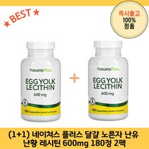 네이쳐스플러스 난유 난황 레시틴 600mg 180정 2팩