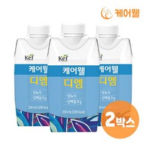 케어웰 디엠 (200ml x 18팩) x 2박스 환자식 균형영양식 식사대용, 2개, 상세페이지 참조