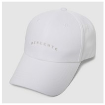 데상트 데상트모자 JQS SN123HCP12-WHT 워딩 로고 볼캡 WHT, M-L