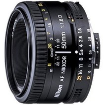 니콘 DSLR 카메라용 AF FX NIKKOR 50mm f/1.8D 렌즈, 렌즈만