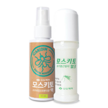 신신제약 모스키토 밀크 50ml(바르는타입) + 신신 모스키토액 라벤더향 60ml(스프레이) 모기 기피제 2종 세트, 1세트, 50ml