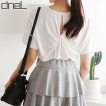드넬 드넬 뒷꼬임티셔츠DWT22136A (P002138342)