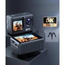 5K 액션캠 미니캠 브이로그캠 방수 수중촬영 자전거 헬멧 와이파이, 4K HD 표준 버전(메모리카드X)