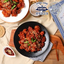 [맘스킹]속초 중앙닭강정! 53년의 전통 닭강정은 역시 속초중앙닭강정 매운맛 600g, 1개