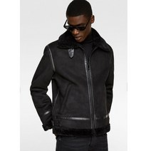 ZARA 자라 더블 페이스드 스웨이드 무스탕 점퍼