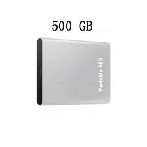 외장하드 SSD 메모리카드 500GB 1 테라바이트 2 휴대용 SSD 외부 하드 드라이브 16 4 솔리드 스테이트 디스, 22 Silver 500GB, 한개옵션1