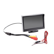 차량용모니터 후석모니터 차량용tv5인치 자동차 모니터 TFT LCD HD 디지털 169 800480 화면 방향 비디오 입, 09 table  sliver