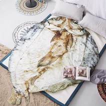 SKANDSALO 80x115cm 재미있는 이불 음식 과일 여름 담요