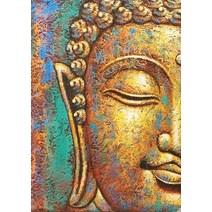 사용자 정의 장엄한 부처님 동상 그림 불교 공급 신앙 HD 용지 인쇄 홈 바 카페 장식 예술 벽화, [01] A5  5.8x8.3inch, [01] 1