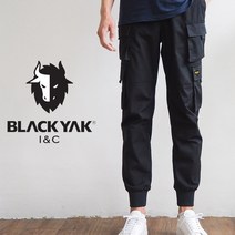 블랙야크 남성 카고 조거 팬츠 스판 밴딩 신축 작업복 바지 +V존 양말