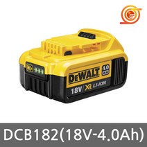 디월트 DCB182 리튬이온배터리 18V 4.0AH 잔량체크 DCF887 DCD996호환