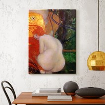 더 아트 컴퍼니 구스타프 클림트 황금그림액자 럭셔리 인테리어 명화그림 40종, 12. GK-금붕어