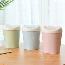 참신마켓 미니 슬라이딩 쓰레기통 화장대 화장실 다용도 활용 휴지통 이삿짐 정리수납 선물 전문몰, 녹색