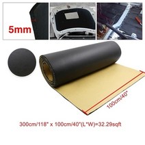 고무발포보온재 배관보온재 파이프보온재 동파방지 단열재 uxcell 5mm8mm10mm 두꺼운 폼 자동차 자동 테일게이트 방음 데드너 방음, 5mmx300cmx100cm