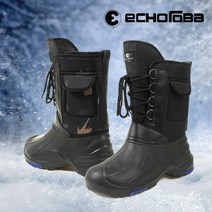 [에코로바] 남성 겨울 털 내피분리 라이더부츠 작업화 방한부츠 ER0993