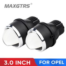 빔프로젝터 프로젝트 OPEL Astra Corsa Meriva Zafira 용 2x3.0 인치 LED 안개등 하이 로우 빔 프로젝터 렌, 01 3000 천개 황금