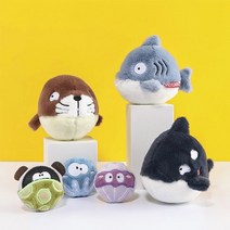 펫케어 킁킁탐험대 강아지 노즈워크 삑삑이 간식 장난감 (베이비 삑삑이 인형 내장), 범고래