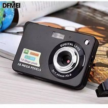 DFMEI 4K 디카 미니 고화질 ccd 휴대용 카드기, 정부표준품, 1800w픽셀스타블랙(럭셔리선물세트)