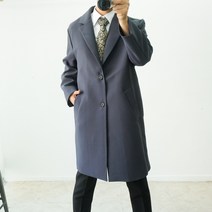 4XL 빅사이즈정장 싱글코트 가을 큰옷 롱코트