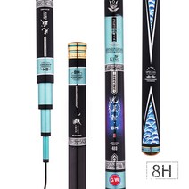 광위 광미잉어 초경량 초경량 검은갱대 HH 초경량 조정대 낚싯대 손낚싯대 잉어 낚싯대 검은갱 날치, 3.0, 8H광위광미어